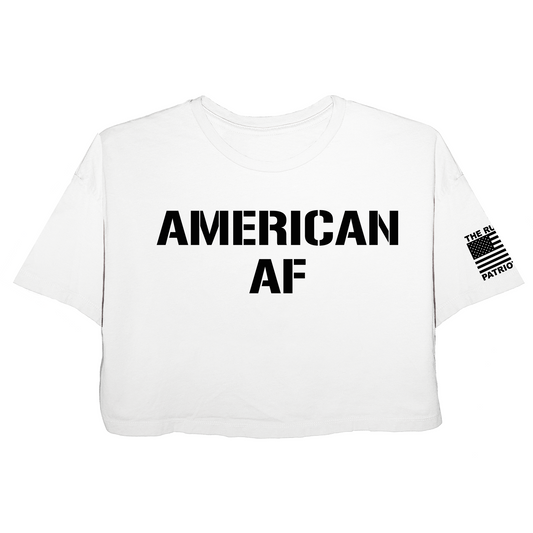 American AF Jersey Crop Top T-Shirt