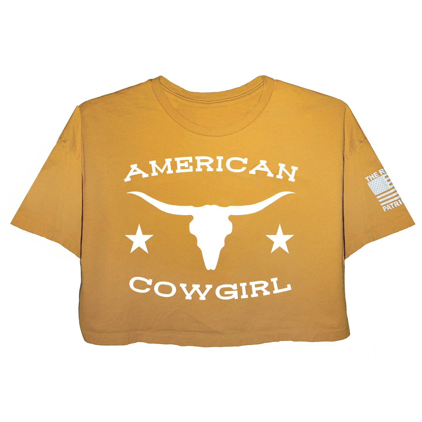 American Cowgirl Jersey Crop Top T-Shirt