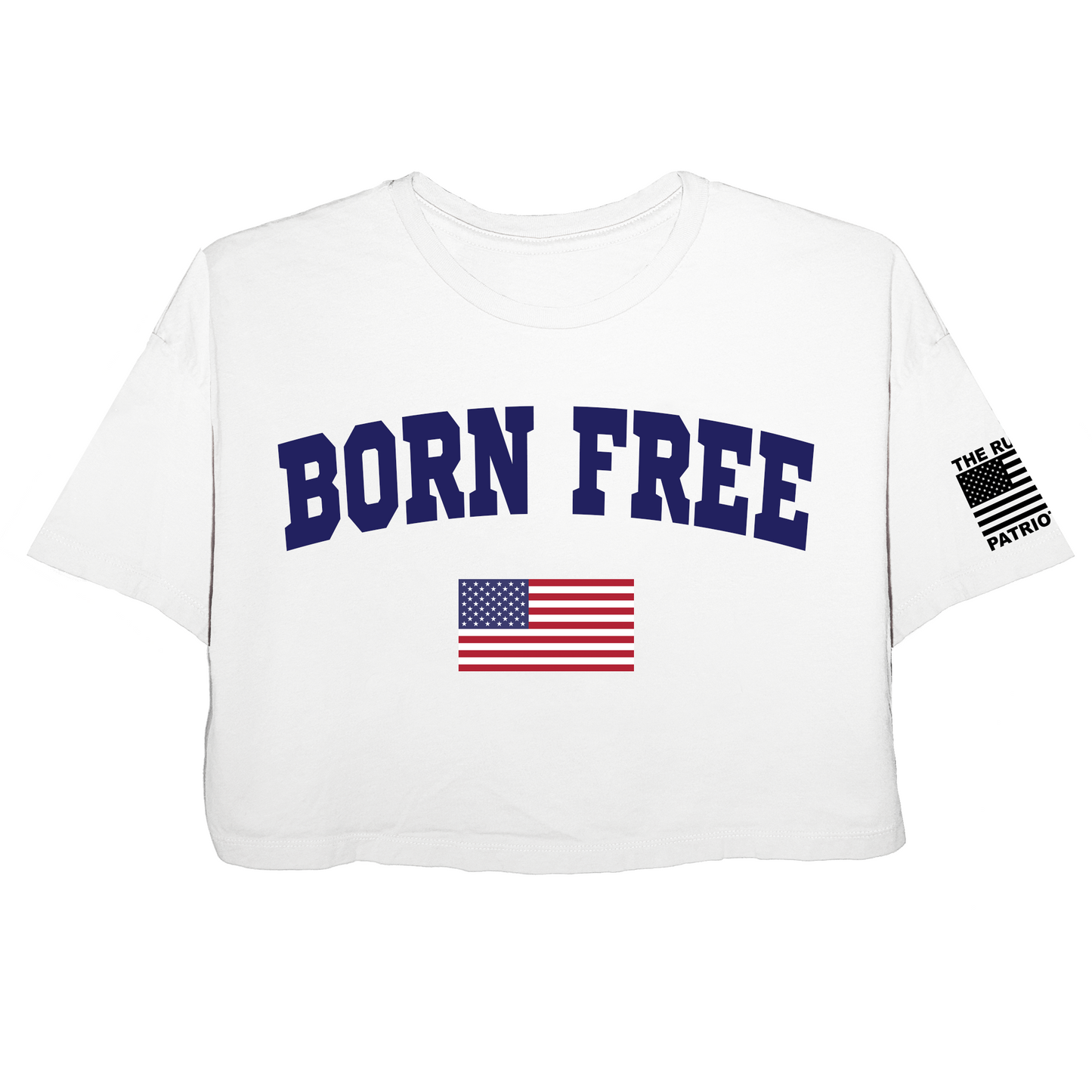 Born Free Jersey Crop Top T-Shirt