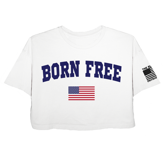 Born Free Jersey Crop Top T-Shirt