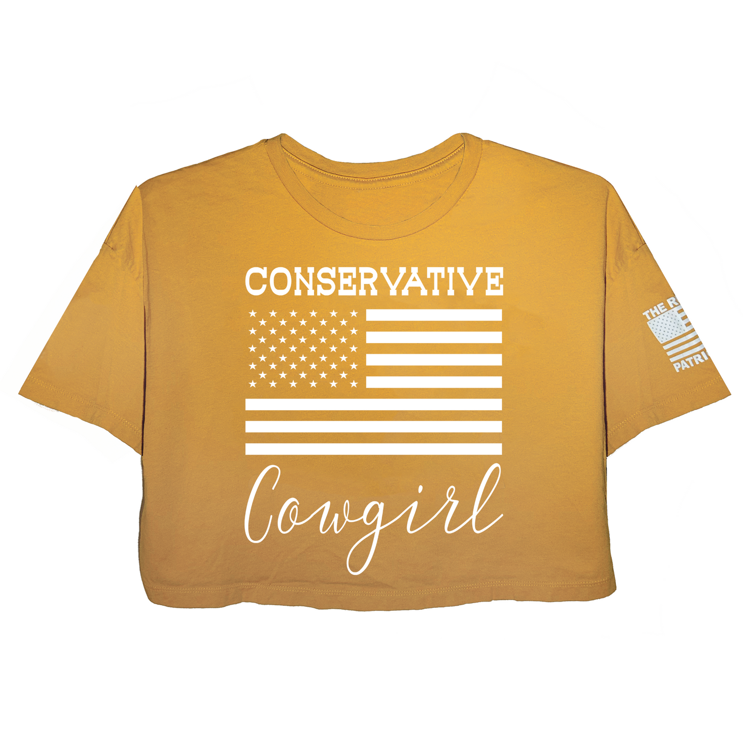 Conservative Cowgirl Jersey Crop Top T-Shirt