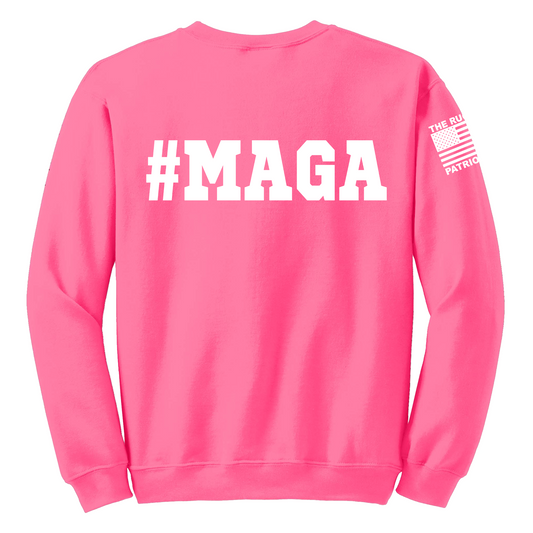 MAGA Pink Crewneck Sweatshirt