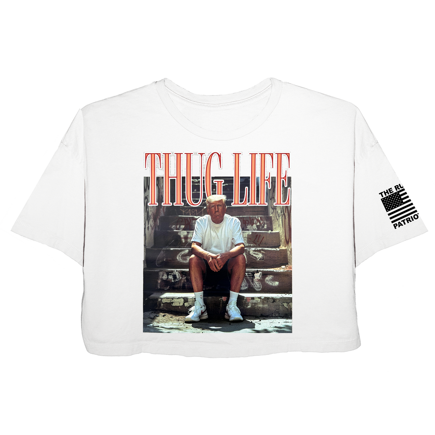 Trump Thug Life Jersey crop top T-Shirt