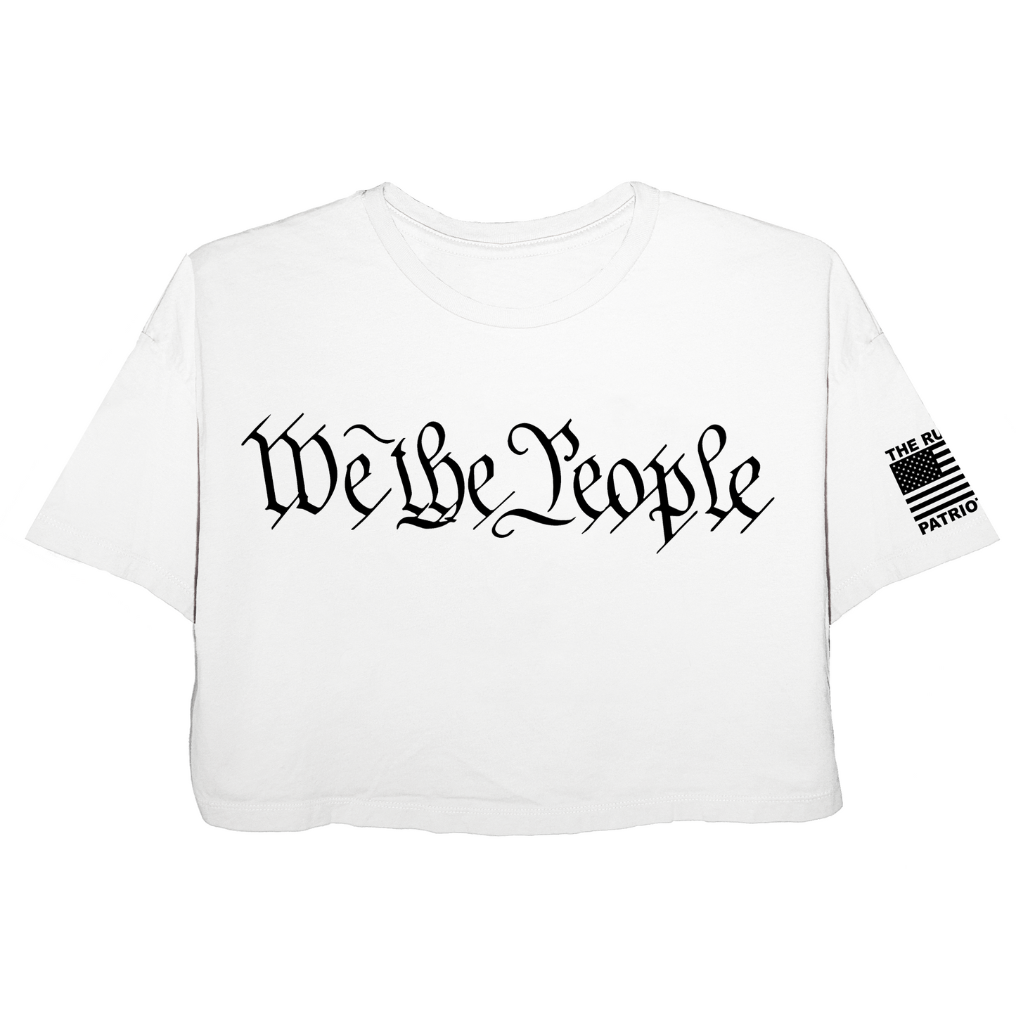 We The People Crop Top T-Shirt