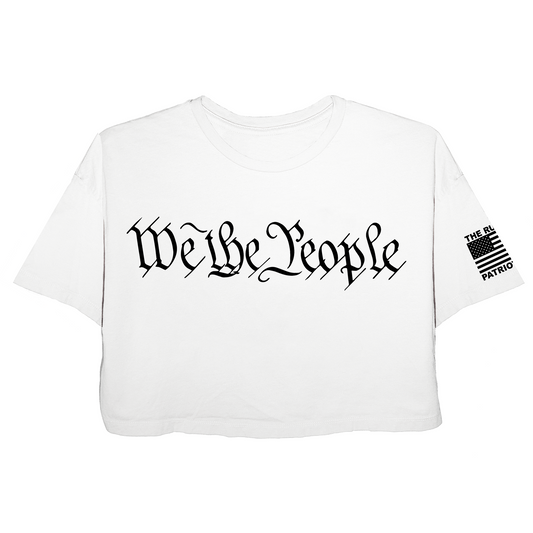 We The People Crop Top T-Shirt