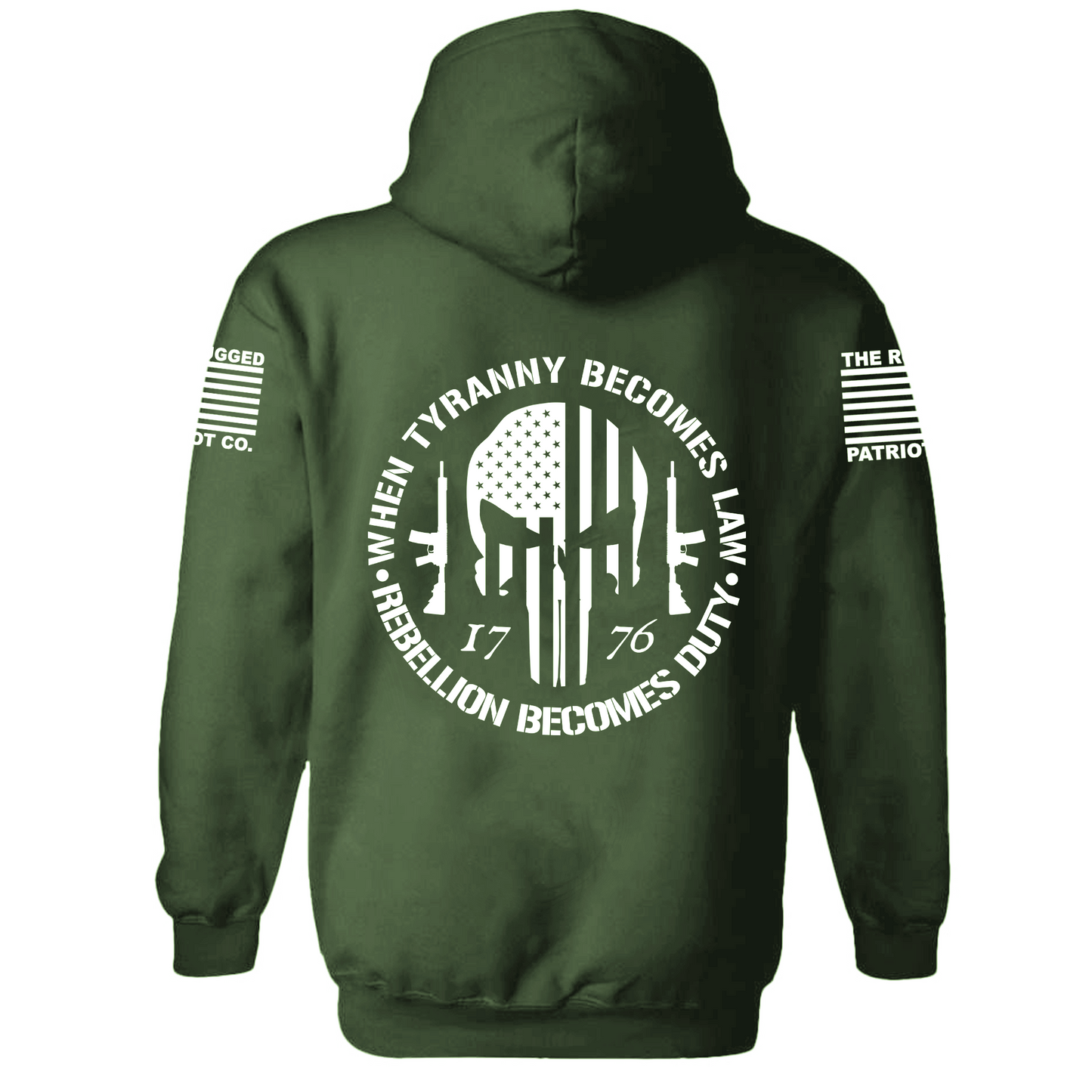 When Tyranny Becomes Law Rebellion Becomes Duty Unisex Hoodie