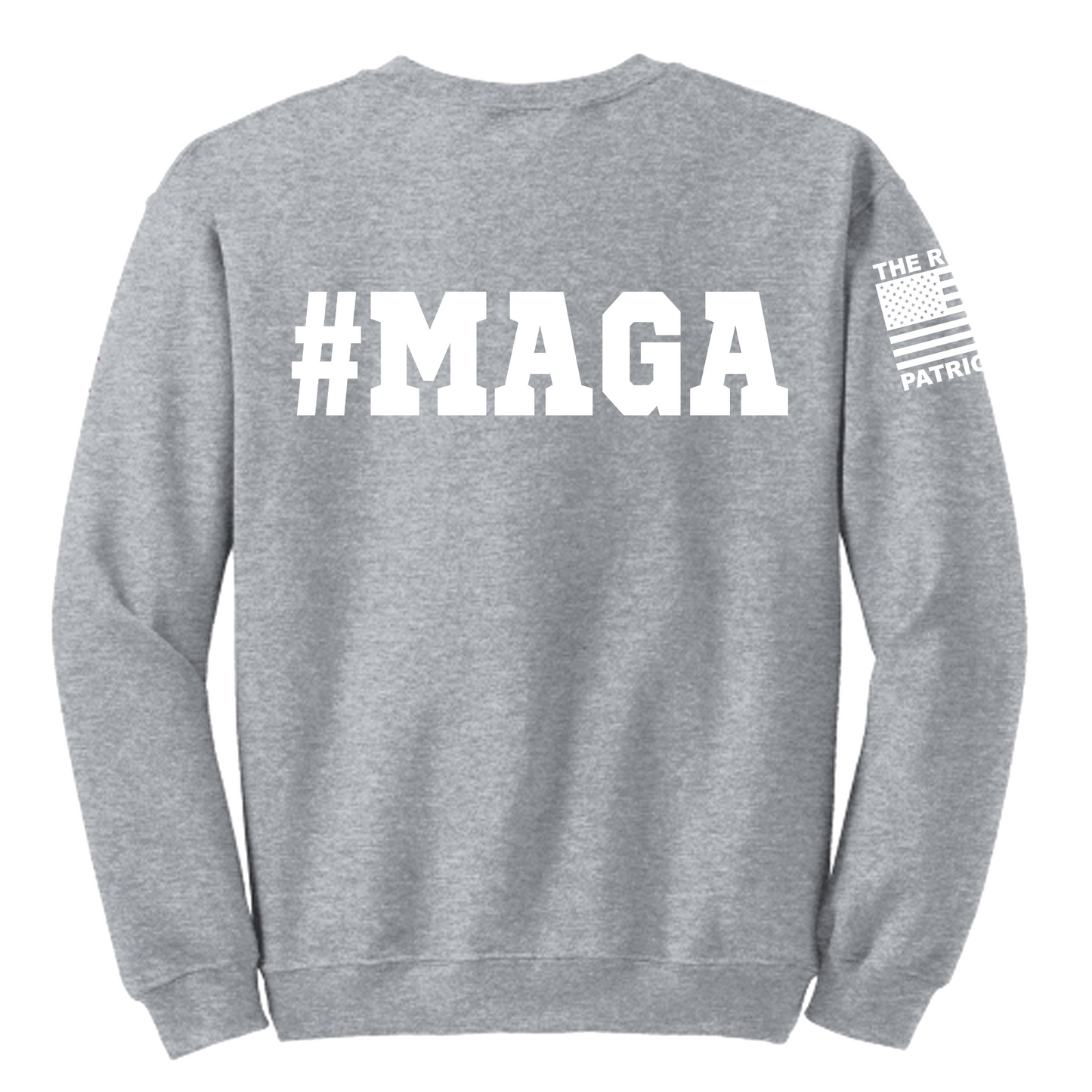 MAGA Gray Crewneck Sweatshirt