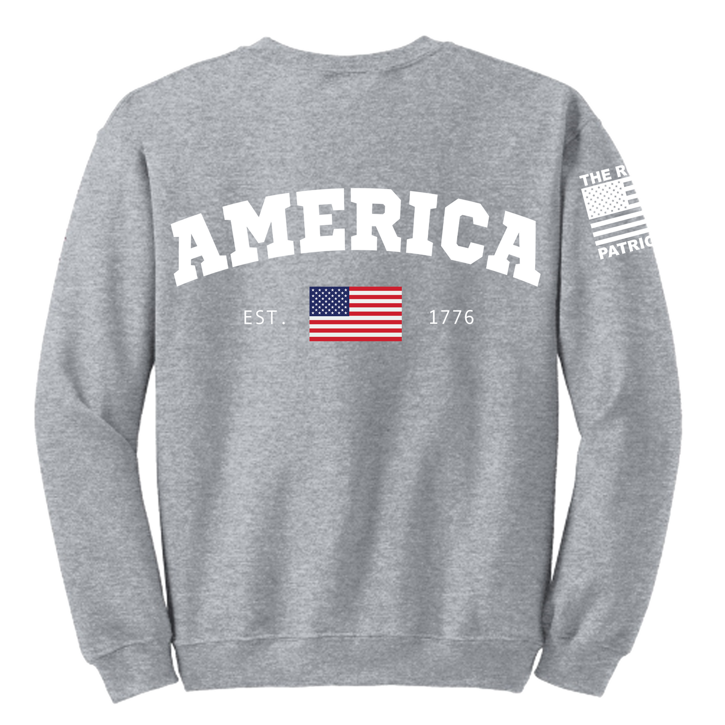 America Gray Crewneck Sweatshirt